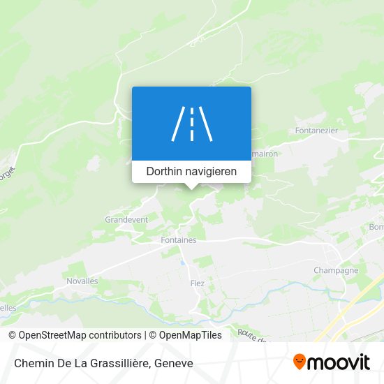 Chemin De La Grassillière Karte