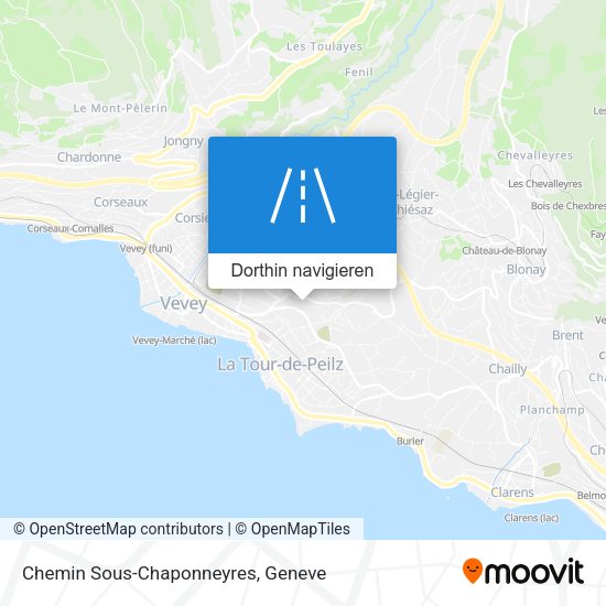 Chemin Sous-Chaponneyres Karte