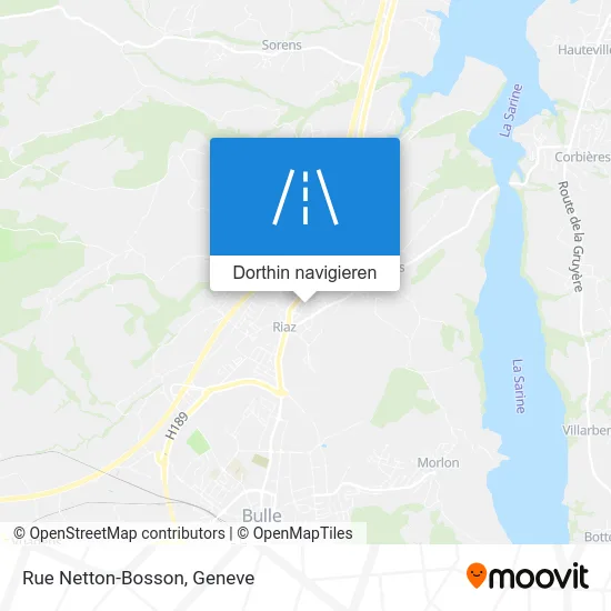 Rue Netton-Bosson Karte