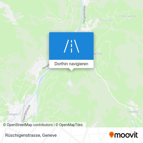 Rüschigenstrasse Karte