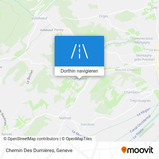 Chemin Des Dumières Karte