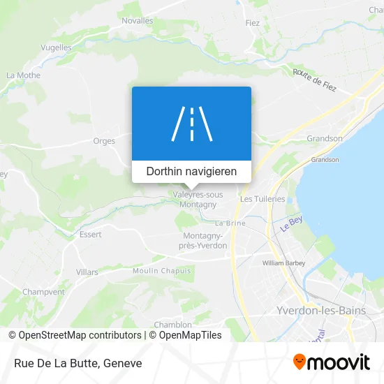 Rue De La Butte Karte