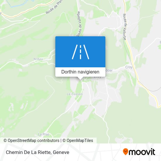 Chemin De La Riette Karte