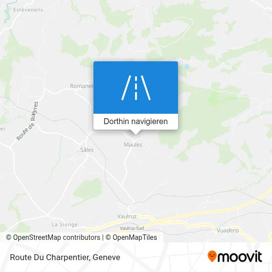 Route Du Charpentier Karte