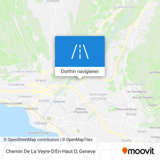 Chemin De La Veyre-D'En-Haut D Karte