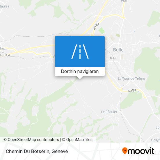 Chemin Du Botsérin Karte