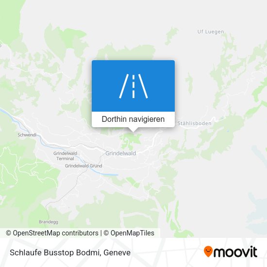 Schlaufe Busstop Bodmi Karte