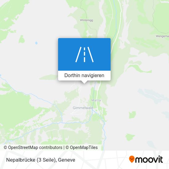 Nepalbrücke (3 Seile) Karte