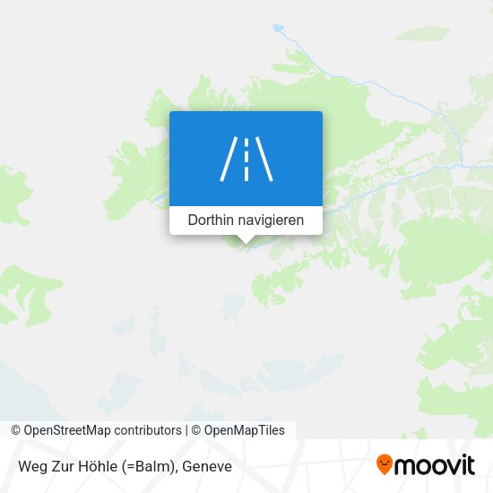 Weg Zur Höhle (=Balm) Karte