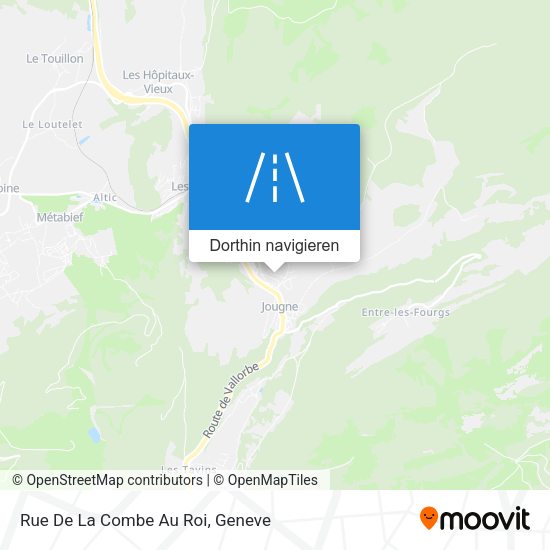 Rue De La Combe Au Roi Karte