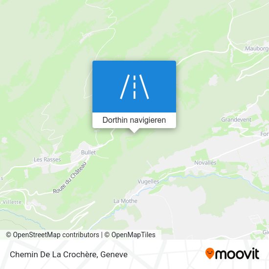 Chemin De La Crochère Karte
