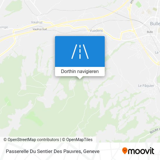 Passerelle Du Sentier Des Pauvres Karte