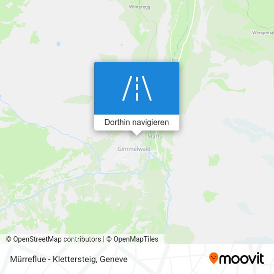 Mürreflue - Klettersteig Karte