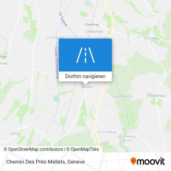 Chemin Des Prés Mellets Karte
