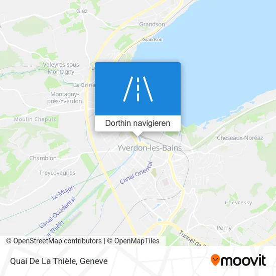 Quai De La Thièle Karte