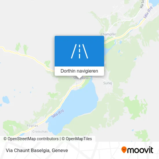 Via Chaunt Baselgia Karte