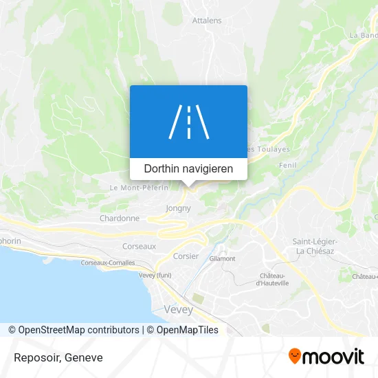 Reposoir Karte