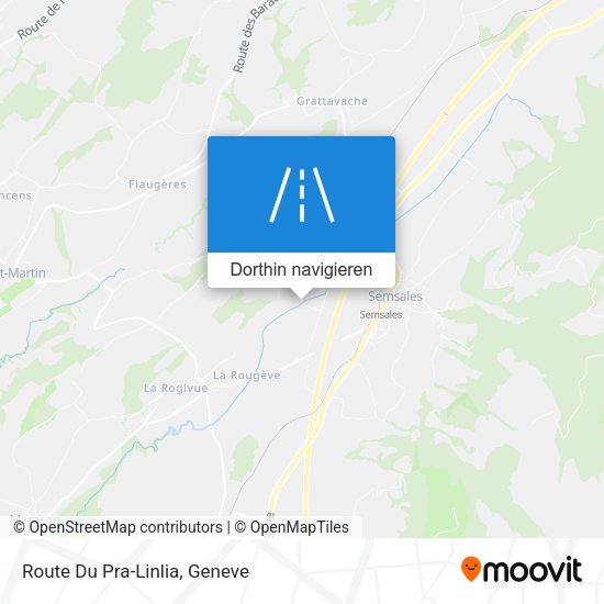 Route Du Pra-Linlia Karte