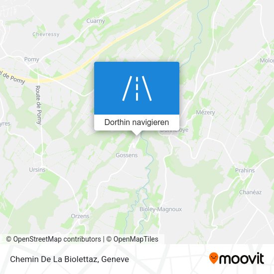 Chemin De La Biolettaz Karte