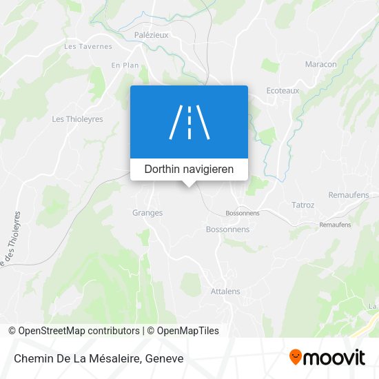 Chemin De La Mésaleire Karte