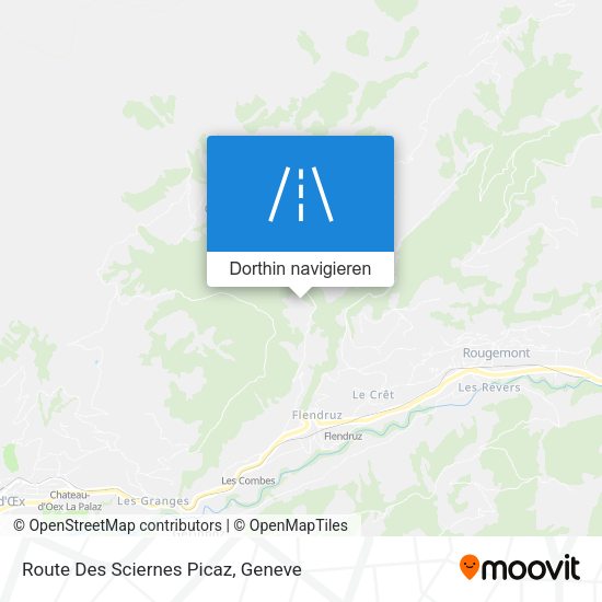 Route Des Sciernes Picaz Karte