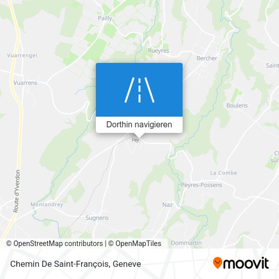 Chemin De Saint-François Karte