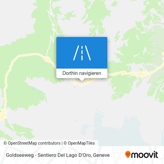 Goldseeweg - Sentiero Del Lago D'Oro Karte