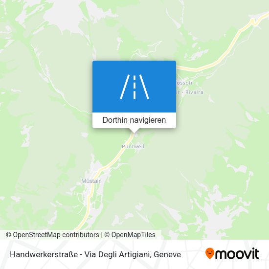 Handwerkerstraße - Via Degli Artigiani Karte
