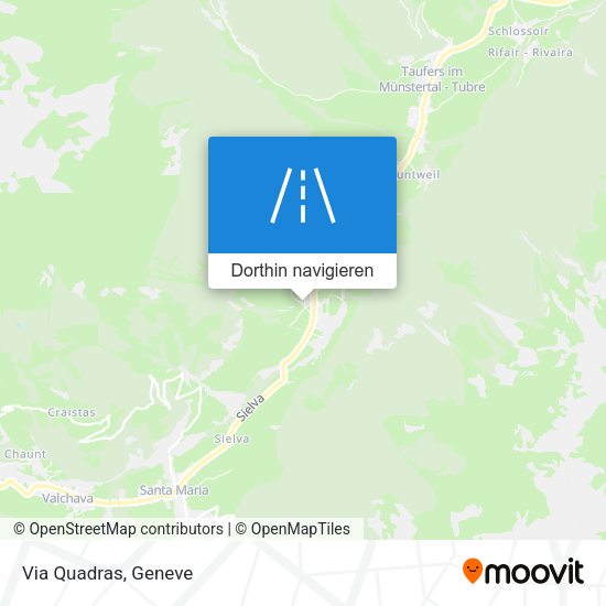 Via Quadras Karte