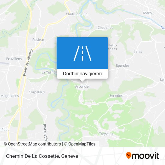 Chemin De La Cossette Karte
