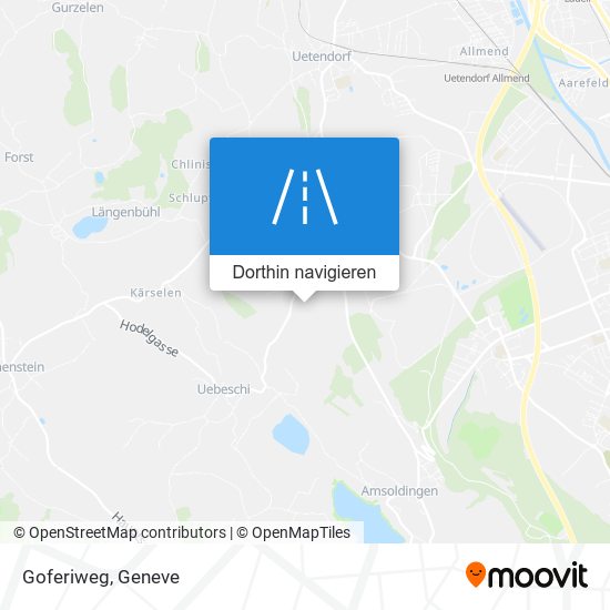 Goferiweg Karte