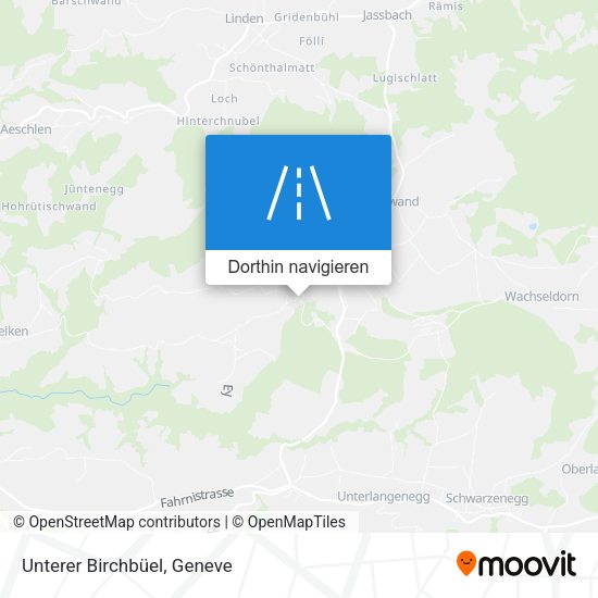 Unterer Birchbüel Karte