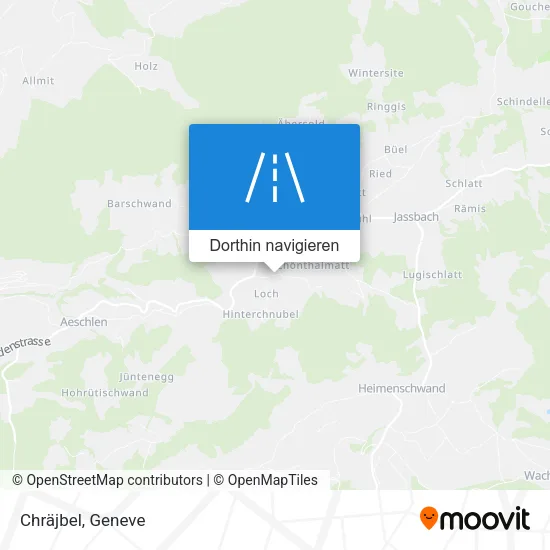 Chräjbel Karte