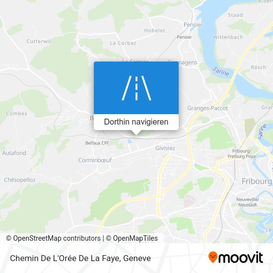 Chemin De L'Orée De La Faye Karte