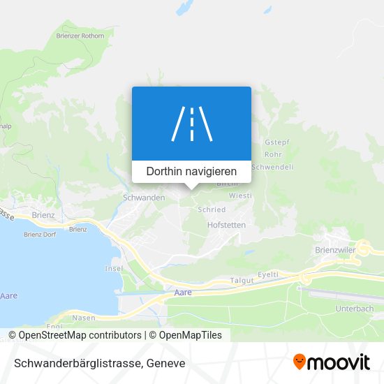 Schwanderbärglistrasse Karte