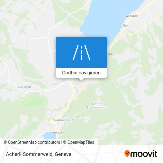 Ächerli-Sommerweid Karte