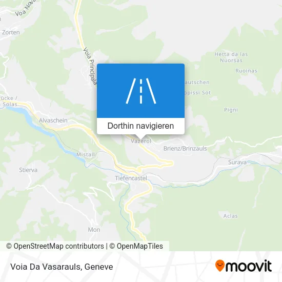 Voia Da Vasarauls Karte