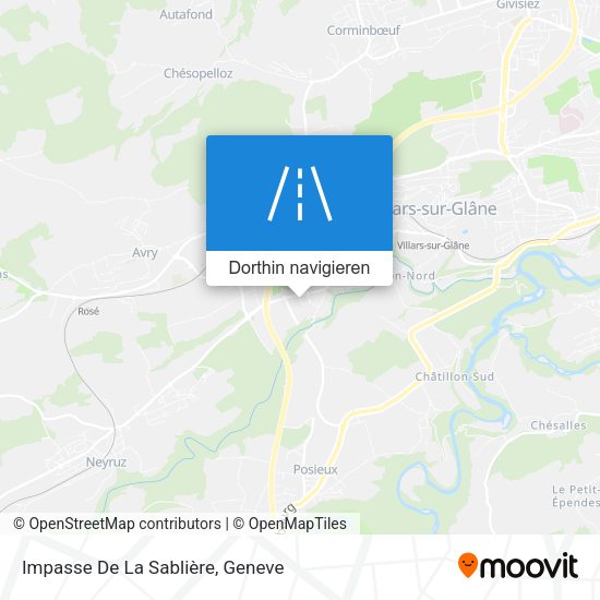Impasse De La Sablière Karte