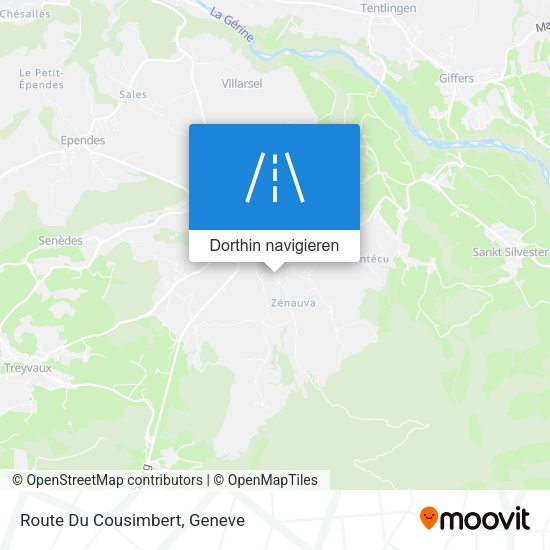Route Du Cousimbert Karte