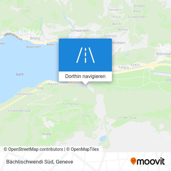 Bächlischwendi Süd Karte