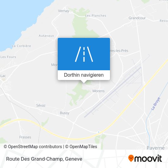Route Des Grand-Champ Karte
