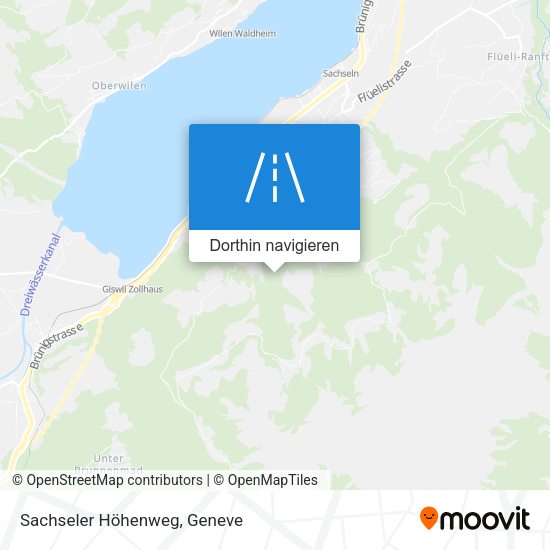 Sachseler Höhenweg Karte