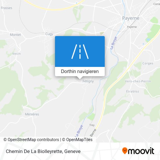 Chemin De La Biolleyrette Karte