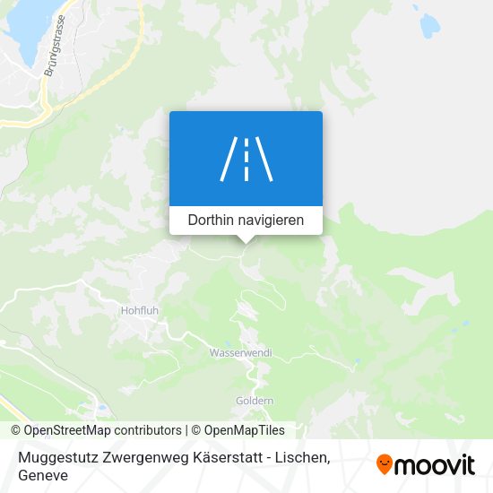 Muggestutz Zwergenweg Käserstatt - Lischen Karte