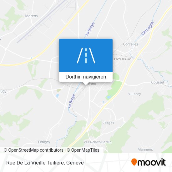 Rue De La Vieille Tuilière Karte