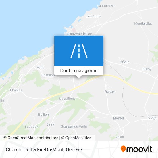 Chemin De La Fin-Du-Mont Karte