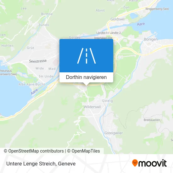 Untere Lenge Streich Karte