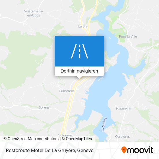 Restoroute Motel De La Gruyère Karte