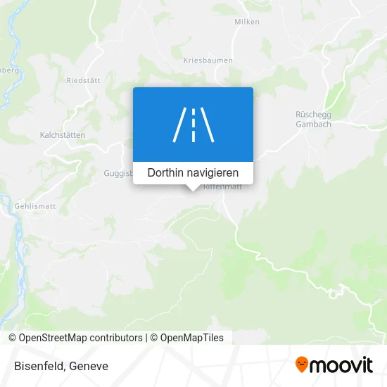Bisenfeld Karte