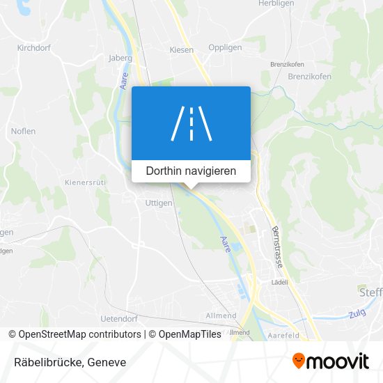 Räbelibrücke Karte